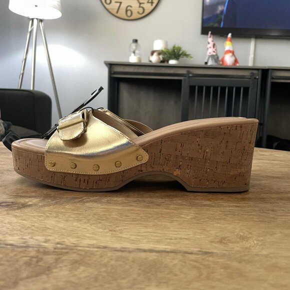 NEW 11 Women's Cork Platform Sandals - Picture 5 of 7